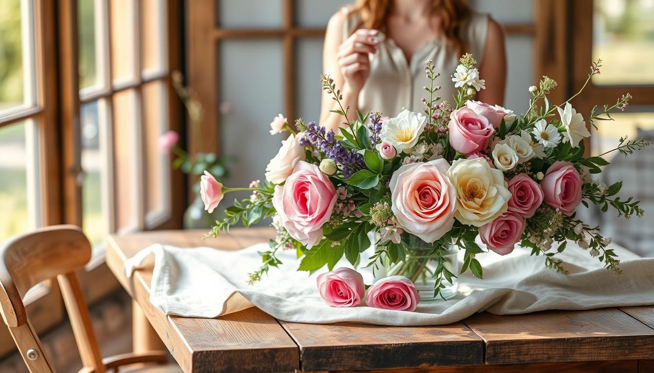 Seasonal flower arrangements